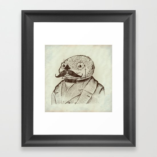 Proper Mr. Otter Framed Art Print