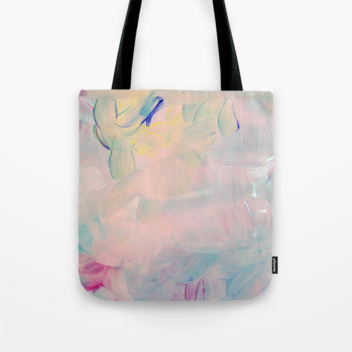 Abstract paint in pink Tote Bag