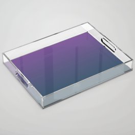 Purple and teal ombre Acrylic Tray