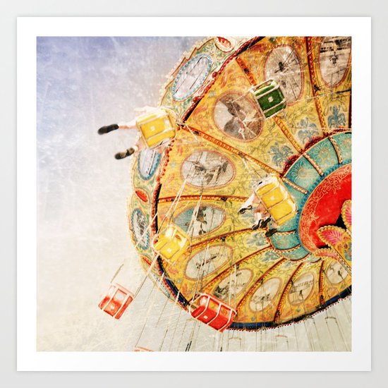Sea Swings... Art Print