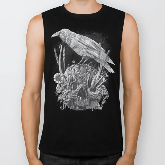 White Raven Biker Tank