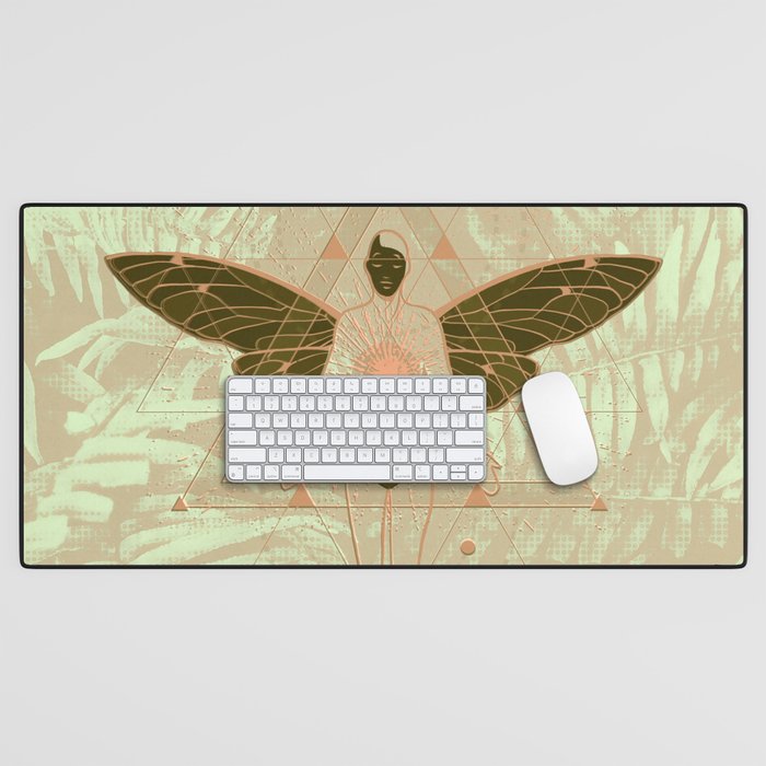 Tropical Vibes - Spirit Of The Jungle Pastel Desk Mat