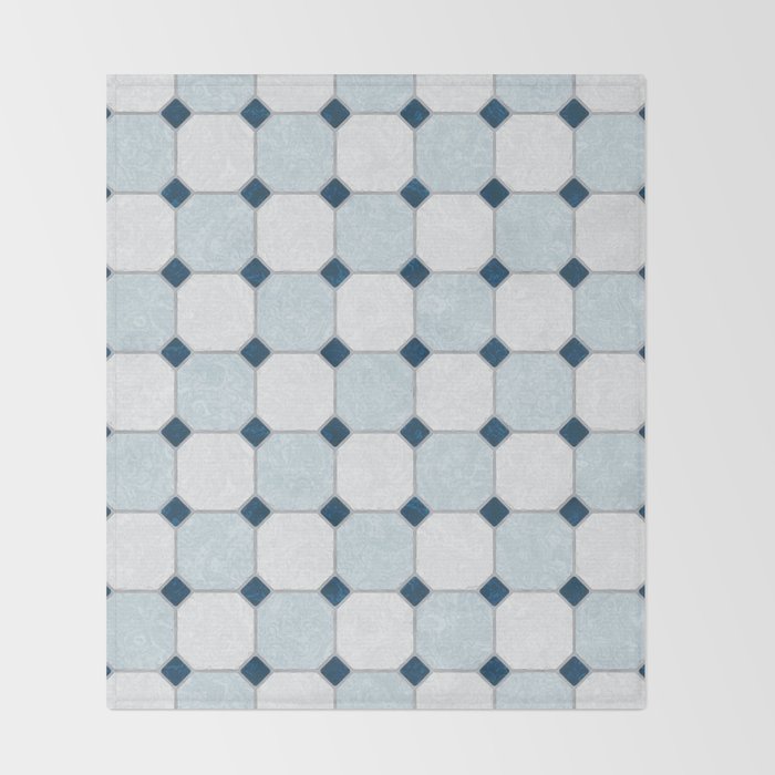 Sky Blue Classic Floor Tile Texture Throw Blanket By Textures Society6 Sky Blue Classic Floor Tile Texture Throw Blanket