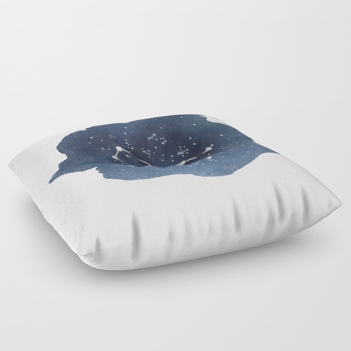 gemini constellation zodiac Floor Pillow