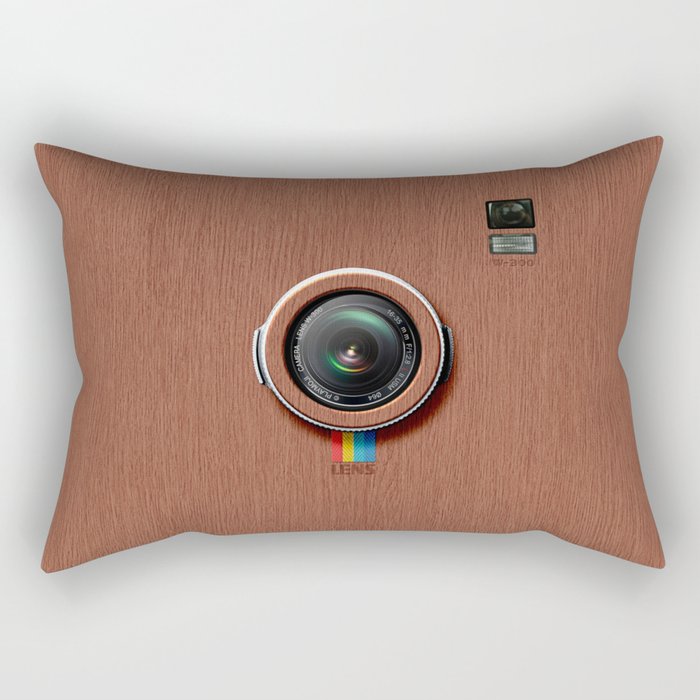Lens W300 - Wooden Camera  Rectangular Pillow