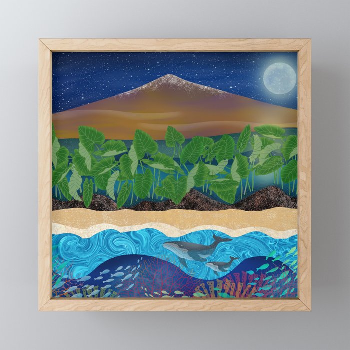 Mauna Kea Framed Mini Art Print