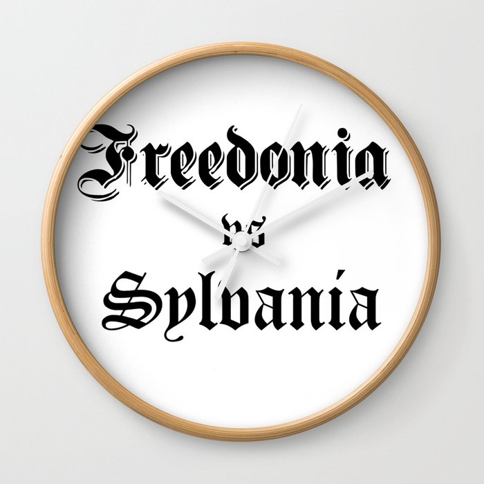 Freedonia vs Sylvania Wall Clock