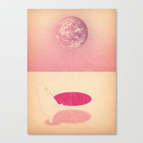 casca la terra Canvas Print
