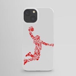 Basketball RED iPhone Case