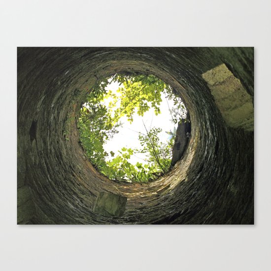 Into the pit - Lismore Towers Canvas Print