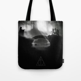 "But Death was cunning" Deathly Hallows Tote Bag