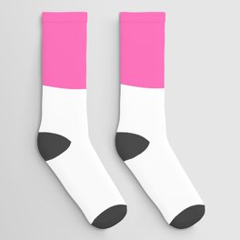 Number 0 (Pink & White) Socks