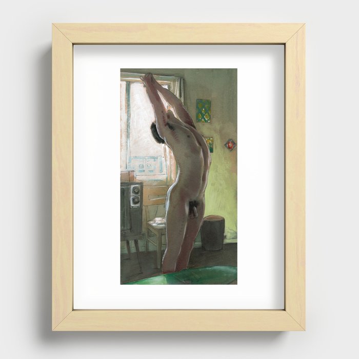 The Stretch  Recessed Framed Print