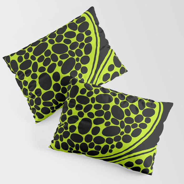 Organic 3 - Lime Green Pillow Sham