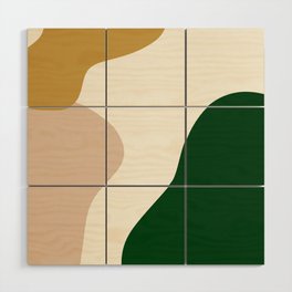 Abstract Shapes III Wood Wall Art