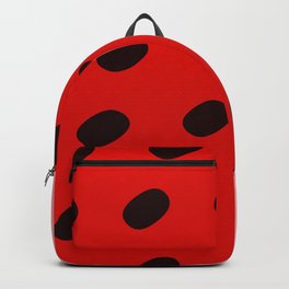 Polka dots red and black Backpack | Decoration, Black, Decorative, Vintage, Polka Dots, Polka Dot Pattern, Dots, Red, Abstract, Simple 