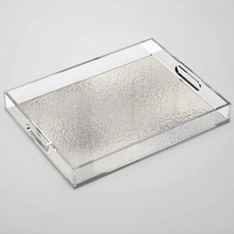 Simply Metallic in Silver Acrylic Tray