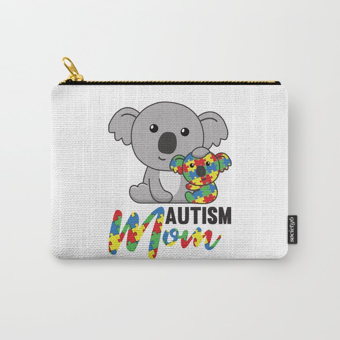 Autism Awareness Month Autism Mom Koala Carry-All Pouch