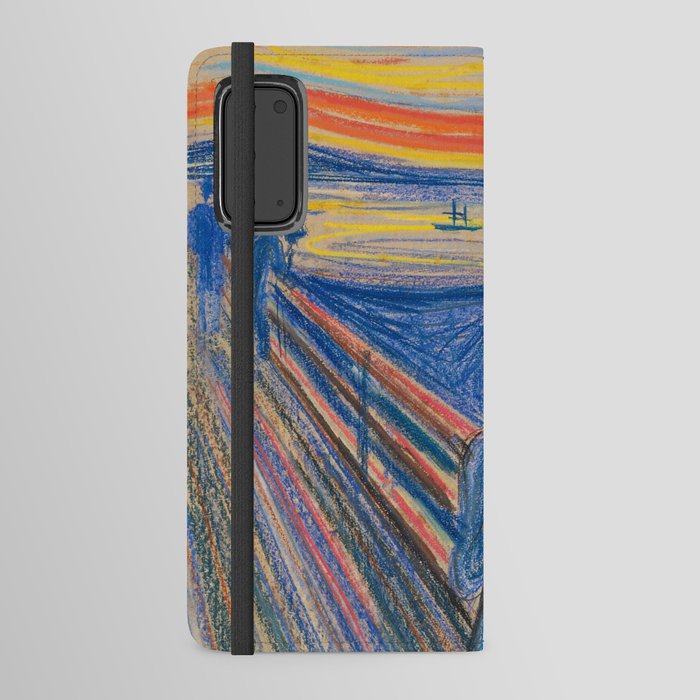 The Scream Edvard Munch Android Wallet Case