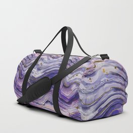Purple Geode or Amethyst Duffle Bag