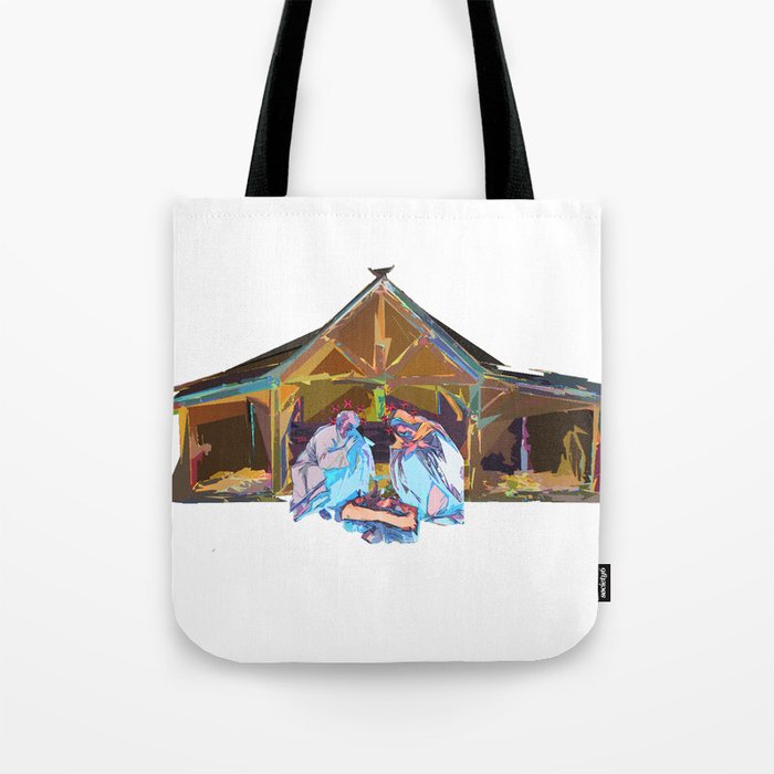 Away in a Manger Tote Bag