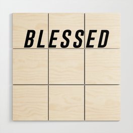 Blessed - Bible Verses 1 - Christian - Faith Based - Inspirational - Spiritual, Religious Wood Wall Art