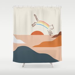 Rainbow Cat Shower Curtains For Any Bathroom Decor Society6