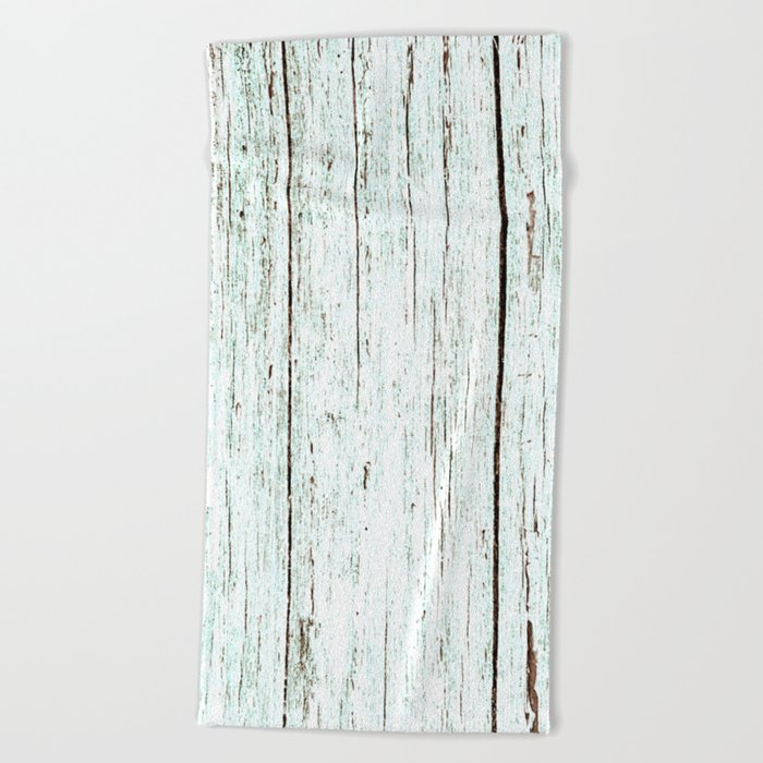 Rustic Mint Painted Distressed Wood Texture Barn Wood Beach Towel By Graphicbrat Society6