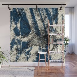 Artistic Montreal, Canada Map Illustration. Aesthetic  Wall Mural
