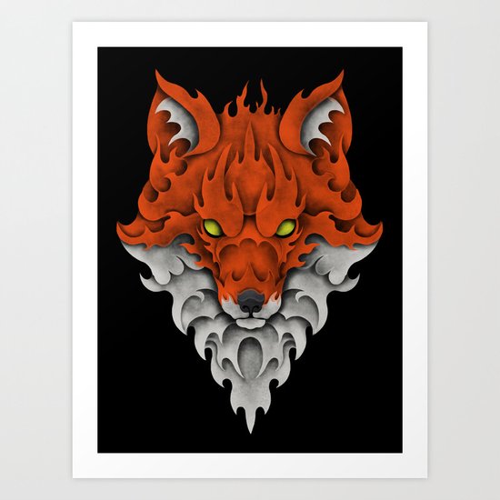 Firefox Art Print
