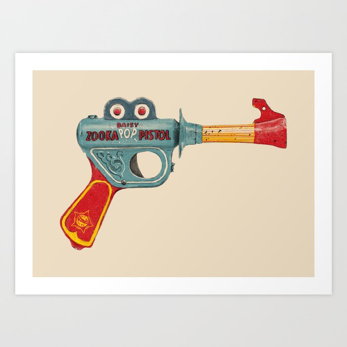 Gun Toy Art Print