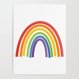 Pride Organic Rainbow  Poster