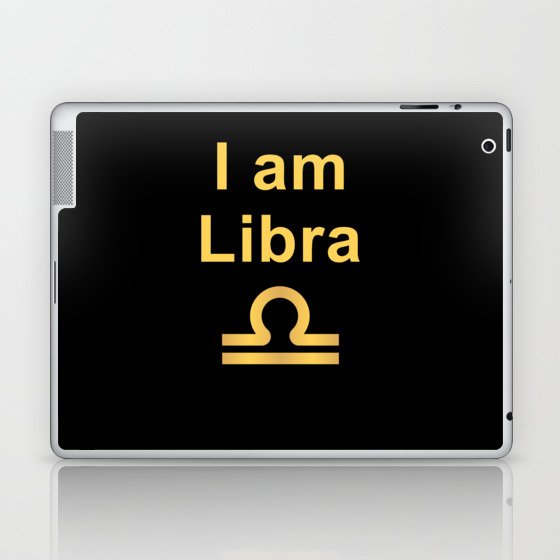 Libra Star Sign Gift Laptop & iPad Skin