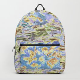 lavender and yellow floral fairy bed Backpack