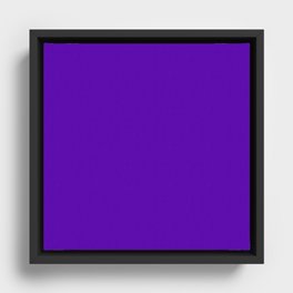 Monochrom purple 85-0-170 Framed Canvas