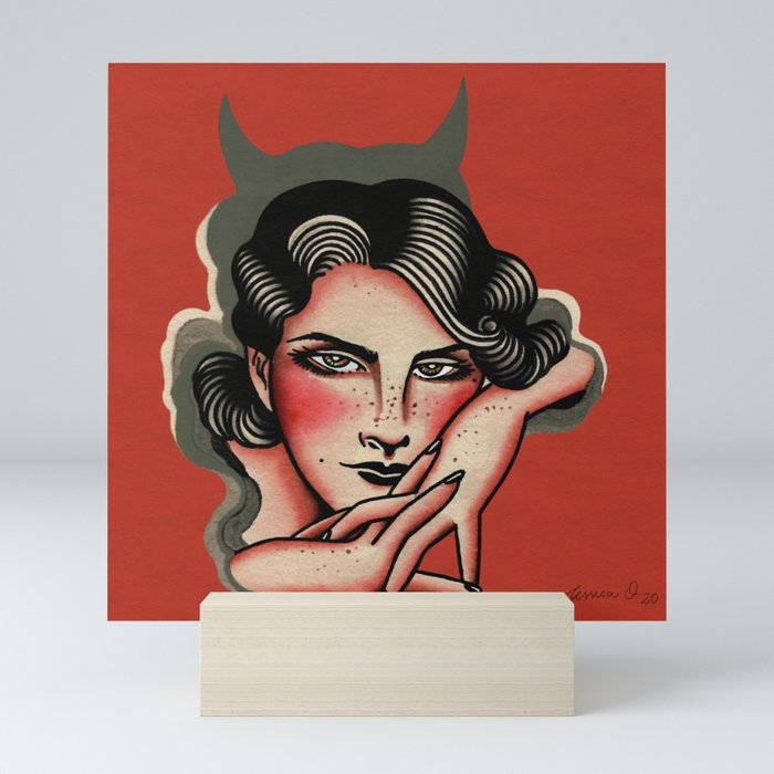 Evil Woman (Don't you play your games on me) Mini Art Print