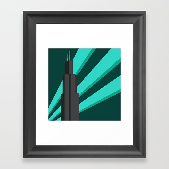 Sears Tower Framed Art Print