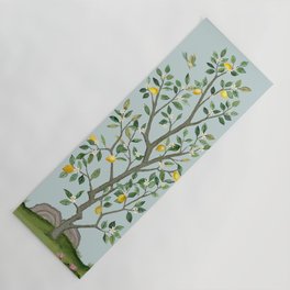 Chinoiserie Citrus Grove Mural Multicolor Yoga Mat