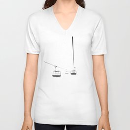 Lifts from and to nowhere V Neck T Shirt