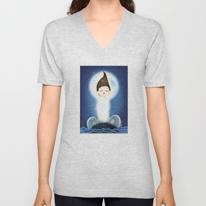 Song of the  Sea V Neck T Shirt