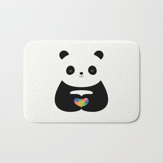 Panda Love Bath Mat