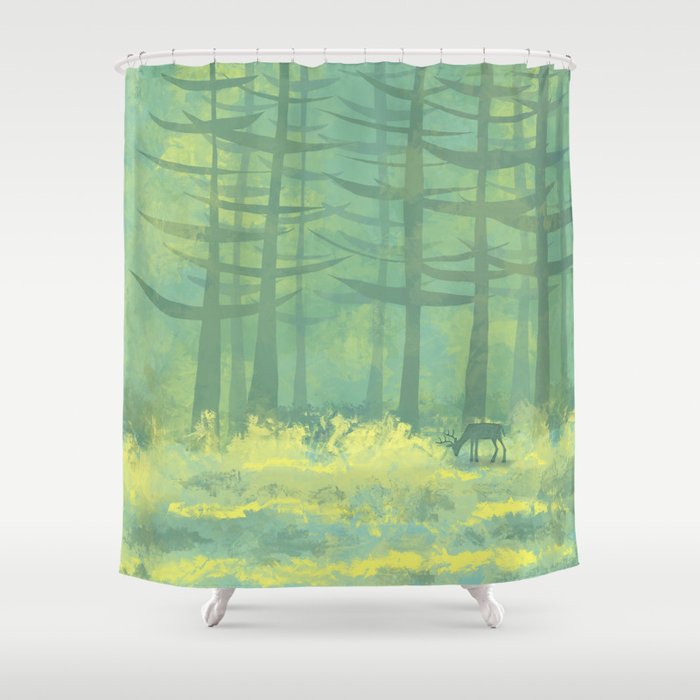 The Clearing in the Forest Shower Curtain