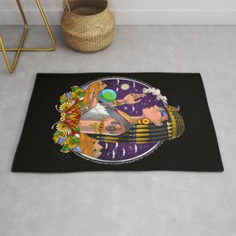 Ancient Egyptian Queen Cleopatra Area & Throw Rug