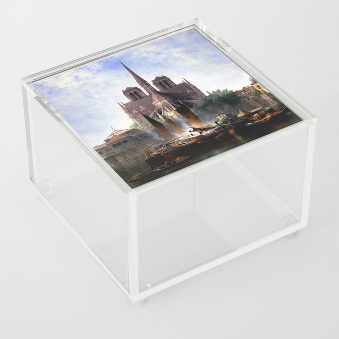  Notre Dame Paris - Edwin Deakin Acrylic Box