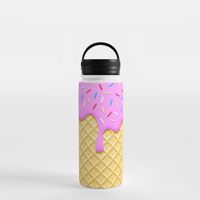 Strawberry Ice Cream Water Bottle