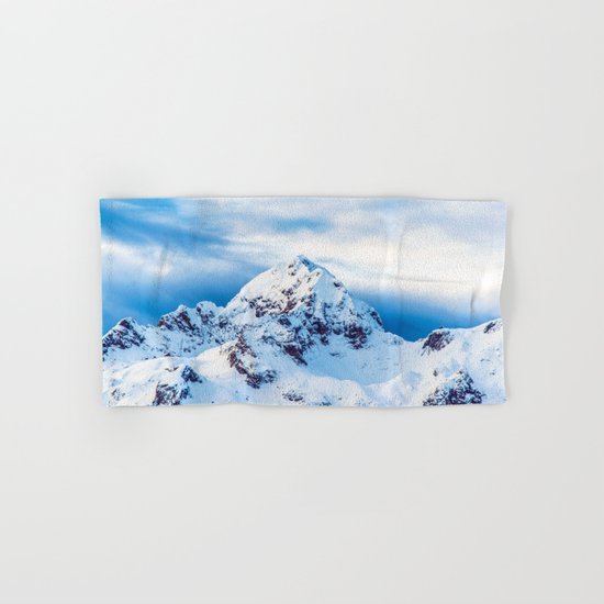 Snow Covered Mountain Hand & Bath Towel