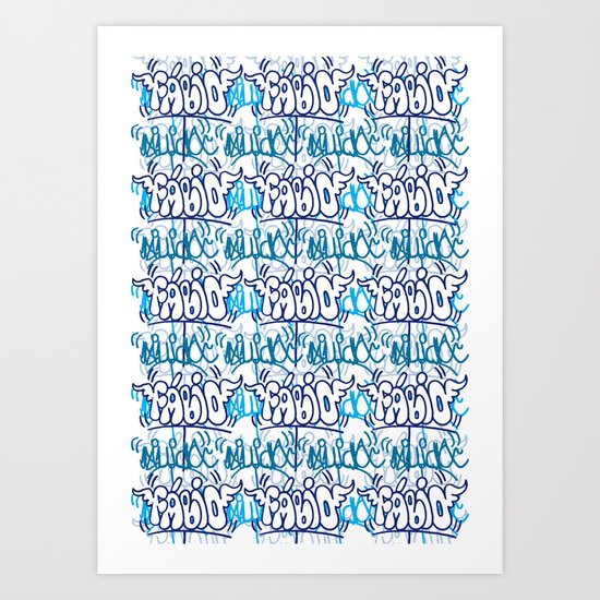 Azul Colonial Art Print