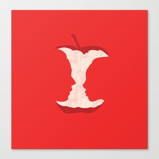 The apple of my eye Canvas Print
