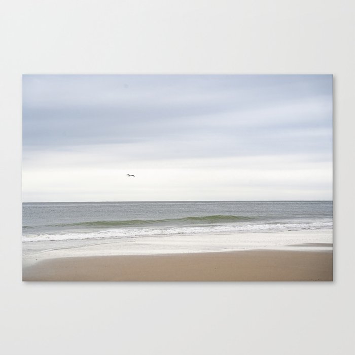 At the beach | Sea | Minimalisic photography Canvas Print