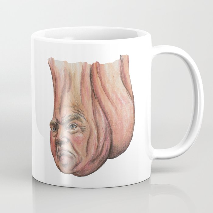Donald Trump As A Scrotum Coffee Mug